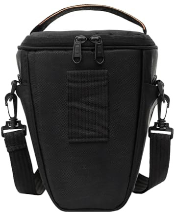 BUGUUYO Borsa a Tracolla Imbottita per Macchina Fotografica DSLR Piccola Custodia per Obiettivo e Accessori Resistente a Urti e Sporco per Viaggi Escursioni e Uso Quotidiano