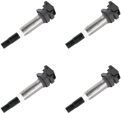 RENIKO 4x Zündspule Zündmodul Zündeinheit Kompatibel mit 1er E81 E82 E87 E88 3er E90 E91 E92 E93 5er E60 E61