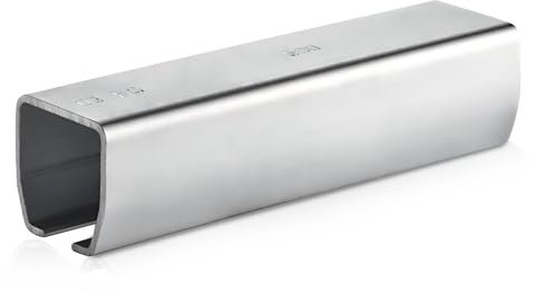 6 Meter - Schiebetür-Beschlag Laufschiene HELM Agrar für Schiebetor Profil 100 | Stahl verzinkt | Schienenprofil kürzbar | Tragkraft 90 kg | MADE IN GERMANY | 1 Stück - Tor-Schiene für Holztore