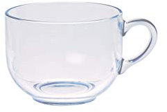 Excelsa Essential Set 3 Tazze Grandi Jumbo in Vetro, 3 unità, 60 cl (Confezione da 1)