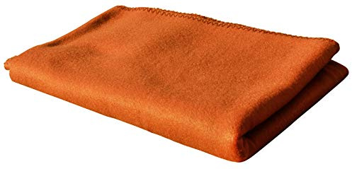 Exner Home Polar Fleece Decke Tagesdecke Kuscheldecke Sofadecke (Terracotta)