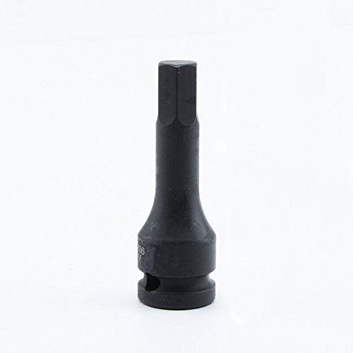 Impact Bit Socket 1PCS 1/2 Hex Socket Bit Nut Driver Socket Allen Key for Auto Repairing (H11)