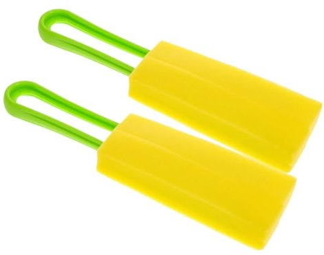 BESTonZON 2pcs Portable Bottle Brush Sponge Cup Brush Double Side Water Bottle Cup Cleaning Tool for Kitchen Cleaning