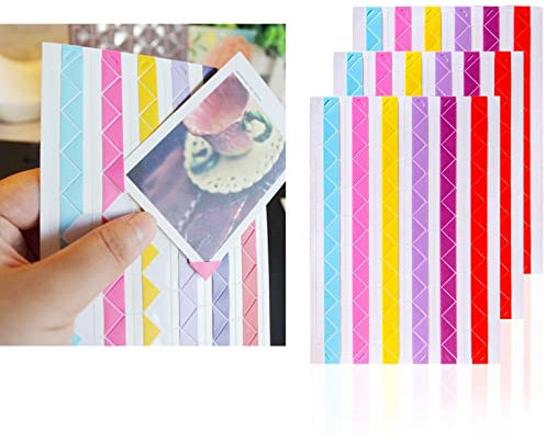 Photo Corners for Scrap Book, 306 Pcs Photo Stickers Self-Adhesive Scrapbooking Photo Stick Corners Mounting Corners for DIY Picture Album Journal