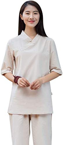 Vier-Jahreszeiten-Tai-Chi-Uniform-Set, Kampfsport-Anzug, Damen-Tai-Chi-Uniform, Baumwolle, Zen-Meditationsanzug, chinesische Kung-Fu-Kleidung, Yoga-Kleidung mit halben Ärmeln,