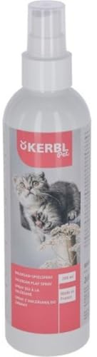 KERBL Baldrian Spray (200 ml, für Katzen, natürliche Extrakte, für Decken/Spielzeuge/Kratzbäume, wirkt stimulierend und Spielanregend, Einfache Anwendung) 80087