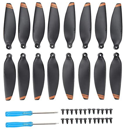 gernie Mini-Propeller, 4 Paar Drohnen-Propeller, Ersatzpropeller, Geräuscharme und Schnell Lösbare Propellerblätter, Kompatibel mit Mini-Drohne, Ersatz-Ersatzpropeller