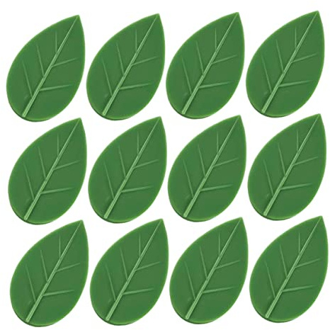 VANZACK 150 Pièces Porte- Mur Végétal Vignes Clips De Fixation Crochet Adhésif Vignes Traction Simulation De Feuille Verte pour Supports De Câbles pour Cordons Pergola en Plastique