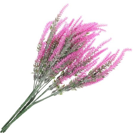 FUNOMOCYA 3 STK hochzeitsdeko Liebhaber von Wandteppichen Hochzeitsblumendekorationen Seide Wohnkultur künstliche Blumen für Vasen summierte Pflanze für die Heimdekoration Lavendel