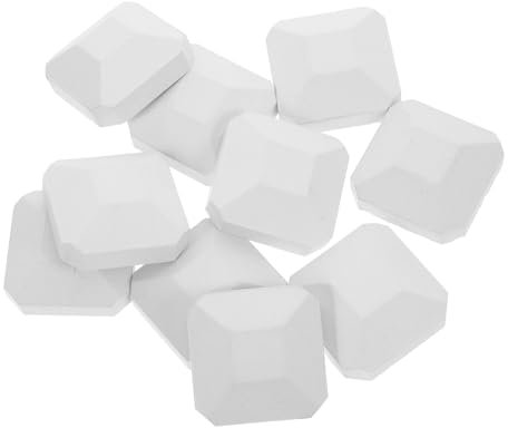 Amosfun Bricchette Di Ricambio in Cordierite Per Barbecue A Gas Bricchette Autopulenti Per Barbecue 2x2 Pollici Adatte Per Turbo Robuste Per Grigliate