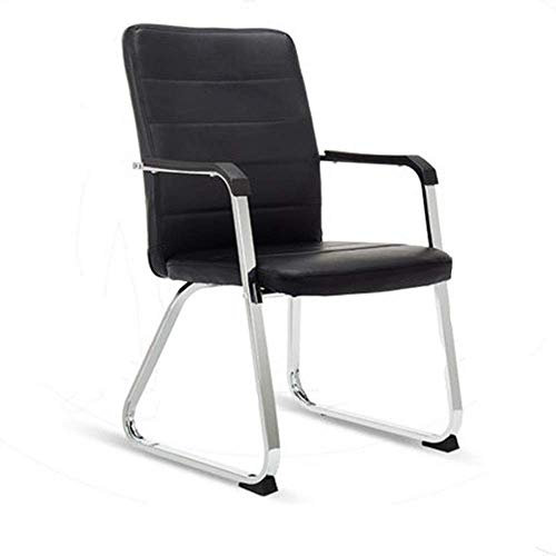 Schreibtischstuhl mit hoher Rückenlehne, PU-Leder, Sitzkissen, ergonomischer Computerstuhl mit niedriger Rückenlehne, Lernstuhl für den Haushalt, für Schlafzimmer, Büro, Computer-Schreibtischstuhl