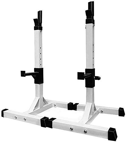 GIGBIRD Kniebeugenständer, Kniebeugenständer, Dip-Station, Hantelbankdrückerständer, Freihantelständer, Kniebeugenständer, gewichtsverstellbarer Hebeständer, Langhantel, Heim-Fitnessstudio