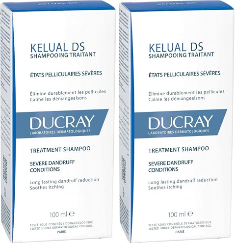 Pierre Fabre Ducray Kelual DS- Anti-Schuppen Shampoo - 100 ml, transparent (Packung mit 2)