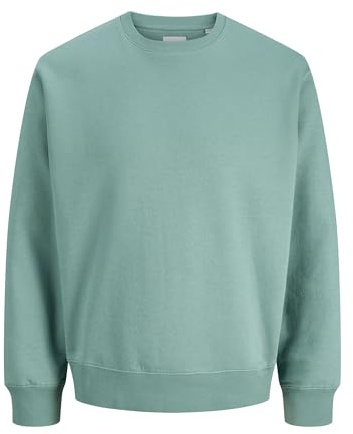 JACK & JONES Male Sweatshirt Einfarbig Sweatshirt | Relaxed Fit, Einfarbig, Langarm, Casual, Bei max. 40°C waschen