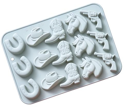 Silikon-Dessertformen mit Pferde-Motiv, Silikon-Backformen, Schokoladenformen für Kuchen, Fondant, Schokolade, Backformen