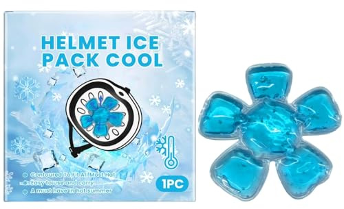 Ice Pack for Hard Hat,Cooling Gel Pads,Gel Cold Pack,Cooling Hat Inserts | Head Cooling H/at Ice Pack,Helmet Cooli/ng Reusable Flexible Soothing Comfort Pad,Summer Outdoor Cool H/at Ice P/ad,Cool G/el