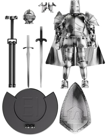 Modèle De Figure D'action - Figure D'action Multi-articulation | Figures D'action De Knight Medieval Knight, Modèle Complet Du Corps Du Corps, Figurine Mobile Statue Flexible Avec Tête De Rotation À 3