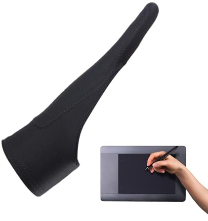 Digitala rithandskar – anti-touch konstnärshandske, mjukt glidtyg, lätt 2-fingerdesign | andningsbara konstnärshandskar för grafisk ritning, surfplattebildskärm målning och skissa för Professio