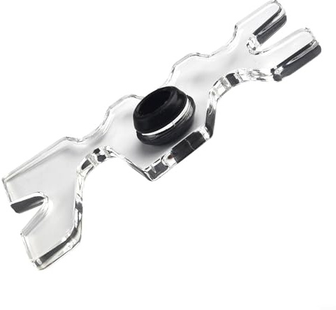 Jotekonoby Billard-Queuekopf und Pool für Höhe, Snooker-Queues, transparente Acryl-Auflagebrücke mit verstellbarer Halterung, passend für die meisten Queue, X 45 Sticks