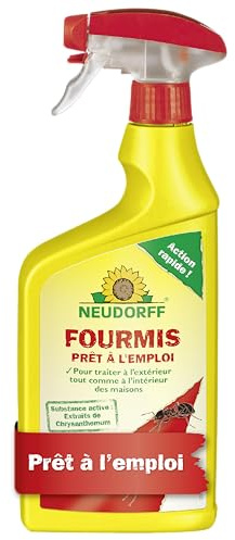 Neudorff Anti Fourmis Prêt à l'emploi – Spray pour Une Lutte Rapide et fiable Contre Les Fourmis, pour l'intérieur et l'extérieur, 750 ML