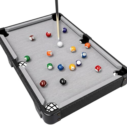 SiaBiced Mini Billard Enfant – Table de Billard Miniature pour Jeu de Billard de Table Enfant, Idéal pour la Maison