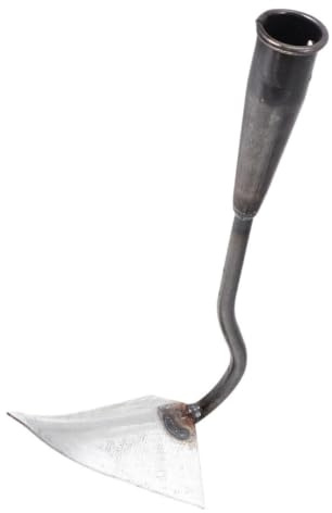 Houe et Creusement de Sillons en Fer Triangulaire pour Jardinage | Outil de Plantation Désherbage, Améliore L’efficacité au Travail, Usage Jardin et Serrage