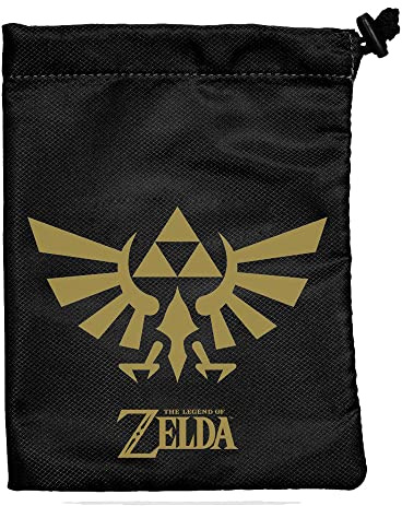 Ultra Pro Legend of Zelda: Black & Gold Treasure Nest Dice Bag