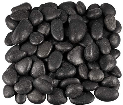 KYEYGWO Aquarium Natural Pebbles River Stones, Decorative Stones and Gravel or Garden Vase Plant Pots Fish Tank 1 Pound