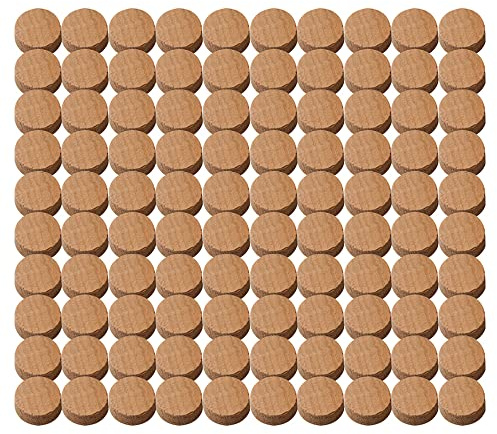BQLZR 100 Pieces Trumpet Water Key WaterKey Spit Valve Cork Pad Instrument Accessories