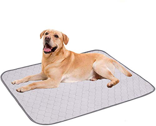 Geyecete Welpen Unterlagen Waschbar, 2 stück 75X89CM Wiederverwendbare PIPI Matten für Hunde, Schnell Absorbierend Puppy Pads für Hunde, Katzen, Meerschweinchen