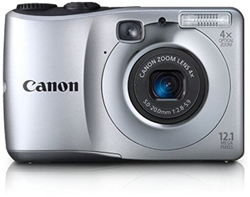 Canon PowerShot A1200 12 Megapixel Digital Camera - Silver (Renewed)