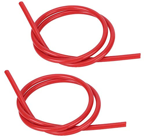 2 Stück Zündkabel 8mm Silikon mit Siliziumkarbid-Kern 1m Länge für optimale Zündleistung und Kraftstoffeffizienz kompatibel mit elektronischen Zündsystemen langlebige Hitzebeständi
