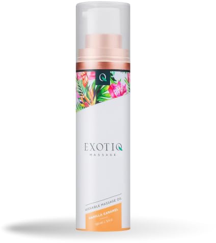 Massageöl mit Aroma Geruch Geschmack Vanille Essbar 100ml wärmendes Öl Vorspiel Erotisch Intim Tantra Sex Thai Sexöl