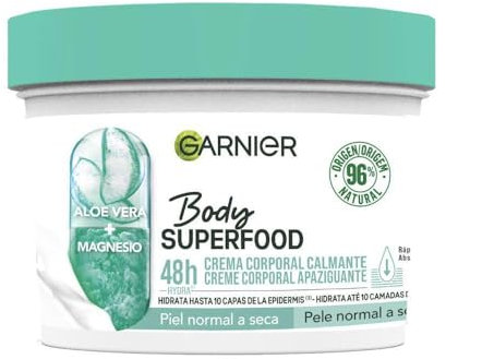 BODY SUPERFOOD crème corporelle apaisante 380 ml