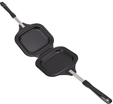 Padella antiaderente, padella a doppia faccia, padella per frittata padella per uova padella doppia padella per pancake in lega di alluminio per ristoranti casa