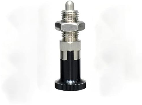 1 Stück Arretierbolzen, Federsperrstift, Federknopfbolzen, Schraube mit Federstift, Feingewinde M5/M6-MT310Z, M6