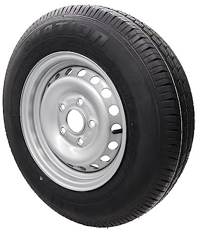 Komplettrad 165R13 C 96/94N 5x112 165 R 13 PKW Anhänger Rad Felge 4,5Jx13 Reifen Caravan Trailer