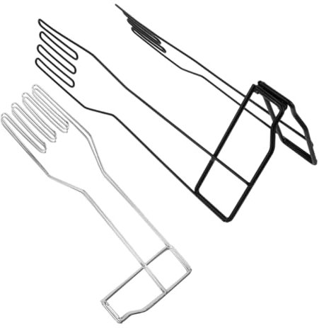 OKUMEYR 2pcs Kitchen Gloves Drying Rack Stainless Steel Gloves Holder Dryer Stand for Kitchen
