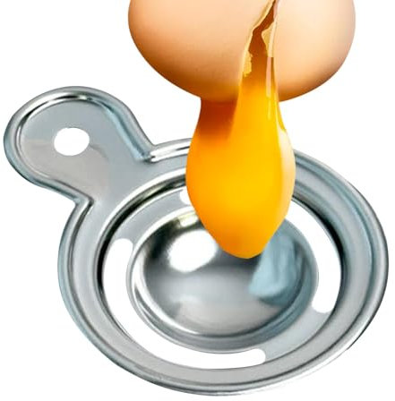 Eiweißtrenner,Eitrenner für Eigelb,Eigelb-Eiertrenner in Lebensmittelqualität, Edelstahl-Eierteiler - Eiweißsieb, Eierextraktor, Filter, Eiersieb zum Backen und für die Küche