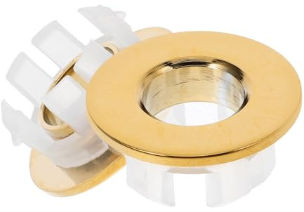Housoutil Lot de 2 anneaux de trop-plein en cuivre pour lavabo de salle de bain - Protection contre les débordements - Pour usage domestique et commercial