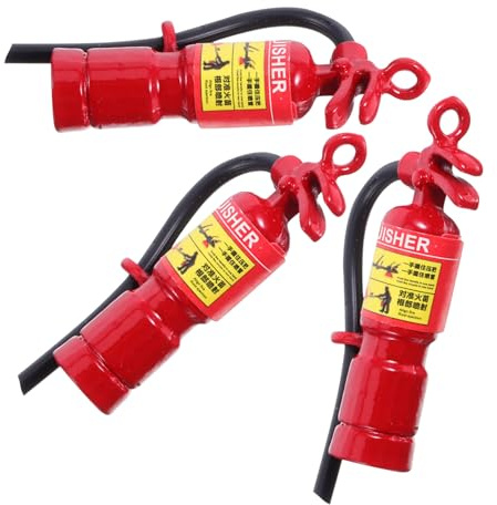 FUNOMOCYA 3 Estintore Sospeso Mini Estintore Piccolo All'aperto Della Casa Delle Extinguisher Abc Fare Rosso Ferro Da Stiro