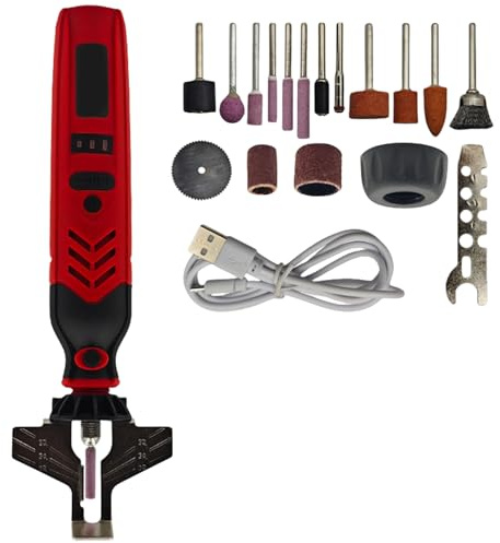 Battery Operated Chainsaw Sharpener Woodworking Chain Sharpening Tool for Efficient Cutter Sharpening and Maintenance Chainsaw Maintenance