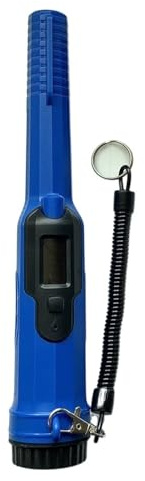 Display A LED Metal Detector Pinpointer Puntatore Pin Portatile IP68 Strumento Di Caccia Al Tesoro Completamente Impermeabile For Bambini Adulti Rilevazione Accurata(Blue)