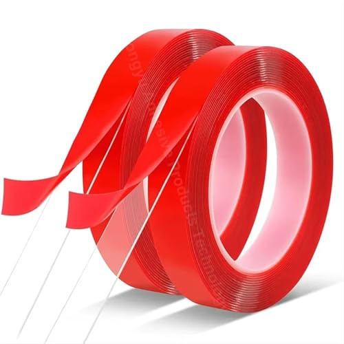 SANAXIAN Caulk Nano Double Sided Tape Heavy Duty, Multipurpose Removable Mounting Adhesive Grip Tape,for Paste Items,Household Wall Decor(5mX10mmX2mm)
