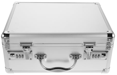 HONITANO Boîte à Médicaments Verrouillable Coffret de Rangement Robuste Et Verrouillable - Boîte à Médicaments en Métal avec Poignée - Transporteur de Fournitures Médicales pour Situations