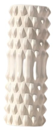 Schaumstoffrolle zur Muskelmassage für Rücken und Nacken, 30 cm x 10 cm x 10 cm, Faszienrolle für Training und Regeneration- Weiß