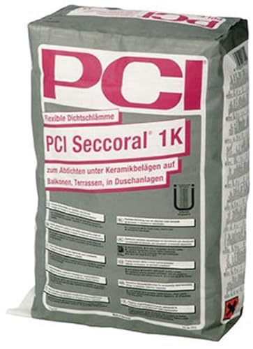 PCI SECCORAL 1K Flexible Dichtschlämme 15 kg - Für Innen & Außen - Boden & Wand