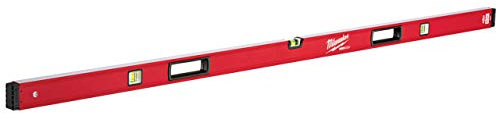 Milwaukee T4932459073 Milwkee-Imán de Nivel de Columna Vertebral (200 cm), Rosso