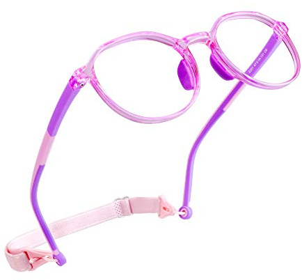 LifeArt Kid Blue Light Blocking Glasses, Filter 85% of Blue Light, Computer Glasses(Purple)