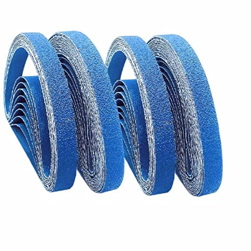 FEIHU Zirconium Corundum Sanding Belts,13 x 457 mm, 180 Grit for Black & Decker, Sanding Metal, Wood, Rust Removal 、Paintings - Set of 20 Sanding Belts | Sanding belt set for Black & Decker power file
